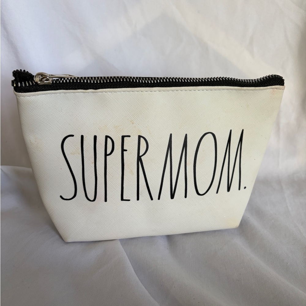 Rae Dunn “SUPER MOM. Cosmetic Case / Pouch